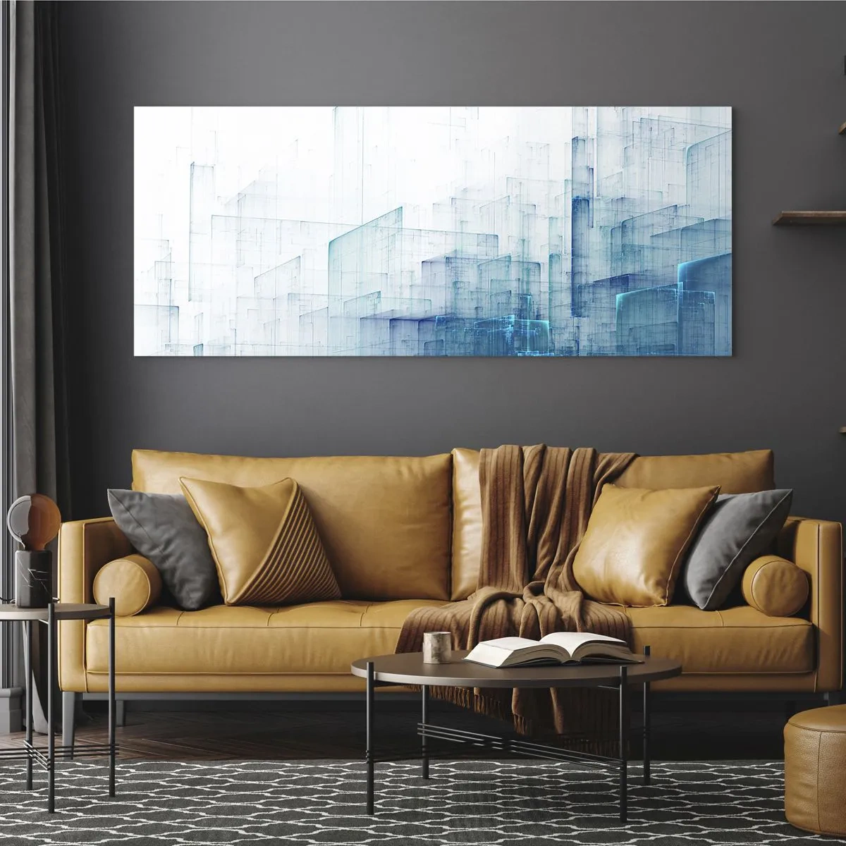 Impression sur verre - Image sur verre - Comment l’espace s’est formé - 100x40 cm