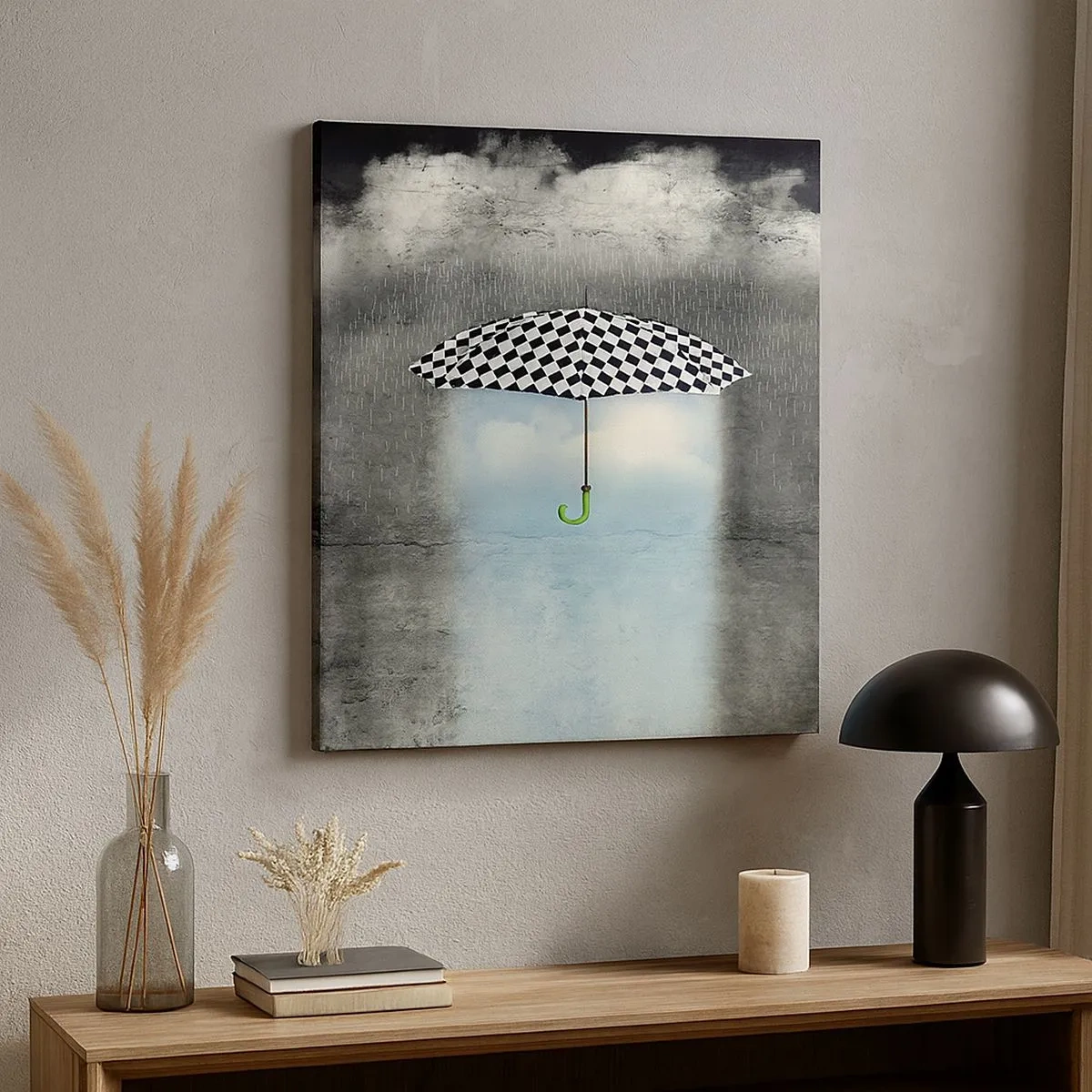 Impression sur toile - Image sur toile - Et pourtant c'est possible - 30x30 cm