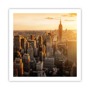 Affiche - Poster - Grandir au soleil - 60x60 cm