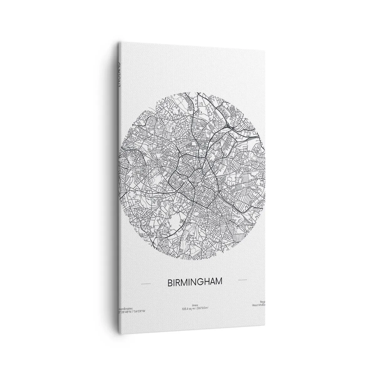 Impression sur toile - Image sur toile - Anatomie de Birmingham - 45x80 cm