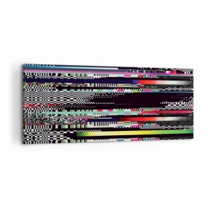 Impression sur toile - Image sur toile - L'image de contrôle de la réalité - 100x40 cm