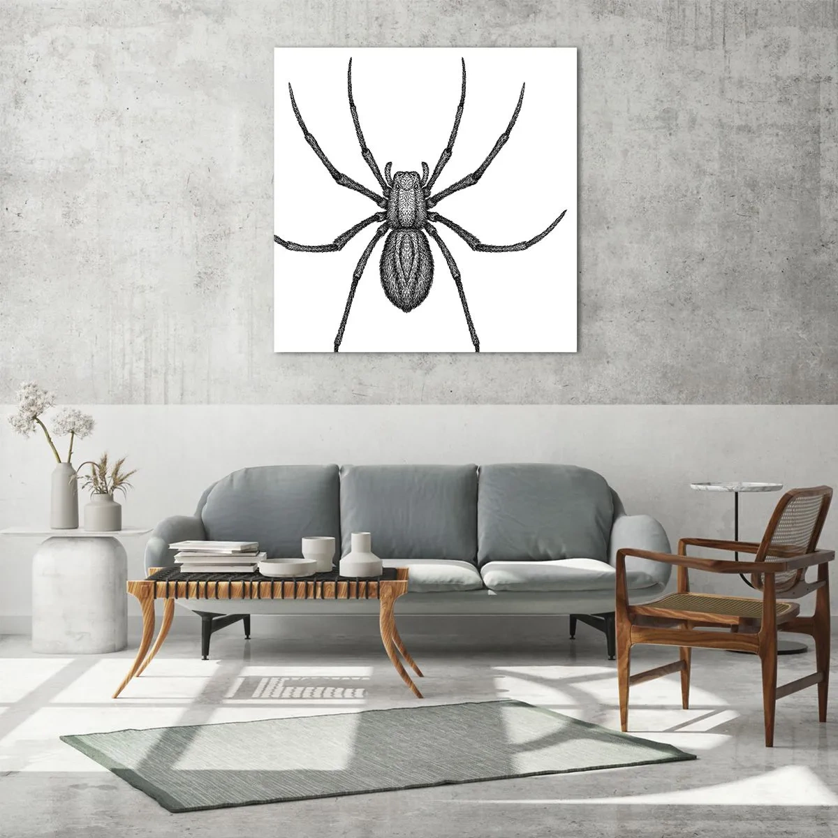 Impression sur verre - Image sur verre - Une précision troublante - 50x50 cm