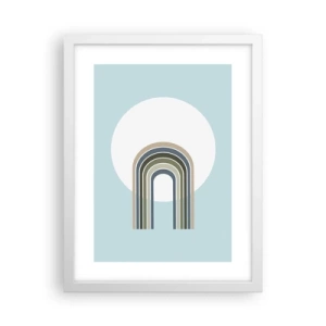 Affiche dans un cadre blanc - Poster - Attraction irrésistible - 30x40 cm