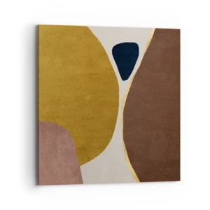 Impression sur toile - Image sur toile - L'abstraction – une place dans l'espace - 70x70 cm