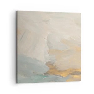 Impression sur toile - Image sur toile - Abstraction – le pays de la douceur - 50x50 cm