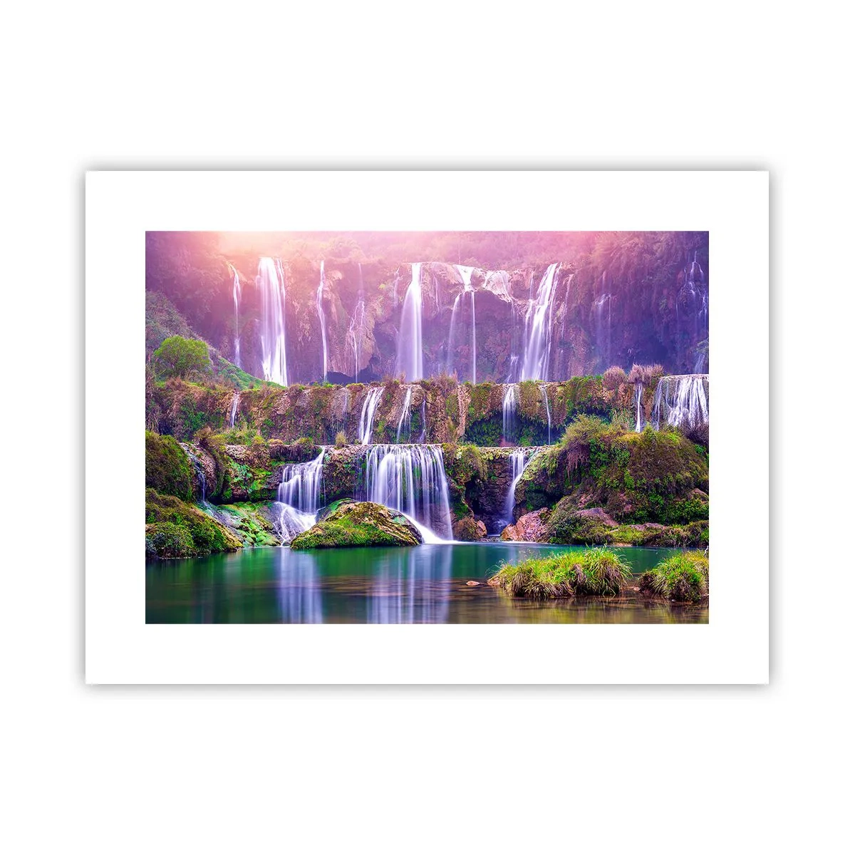 Affiche - Poster - Escalier vers le ciel - 40x30 cm