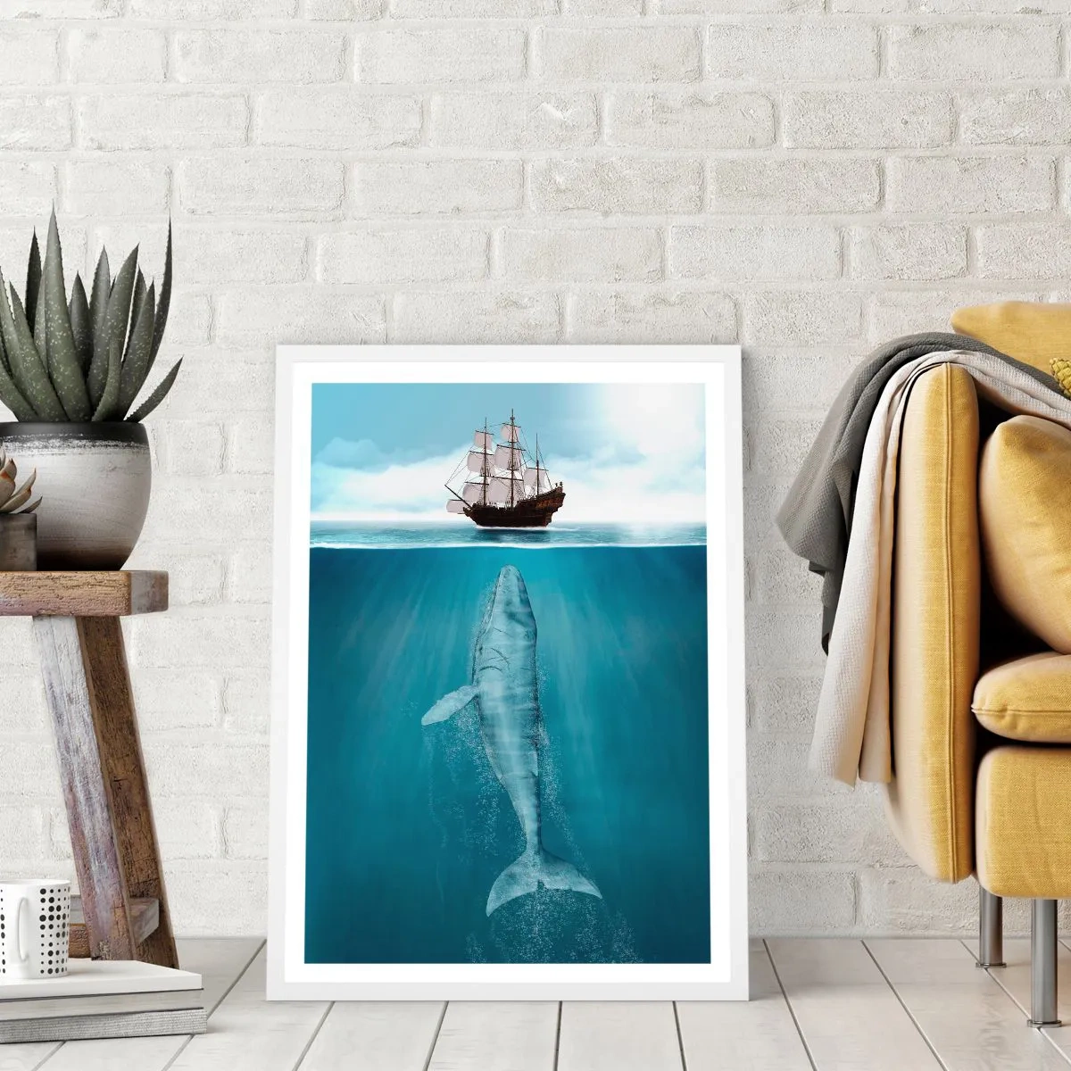 Affiche dans un cadre blanc - Poster - Il vaut mieux ne pas savoir - 61x91 cm