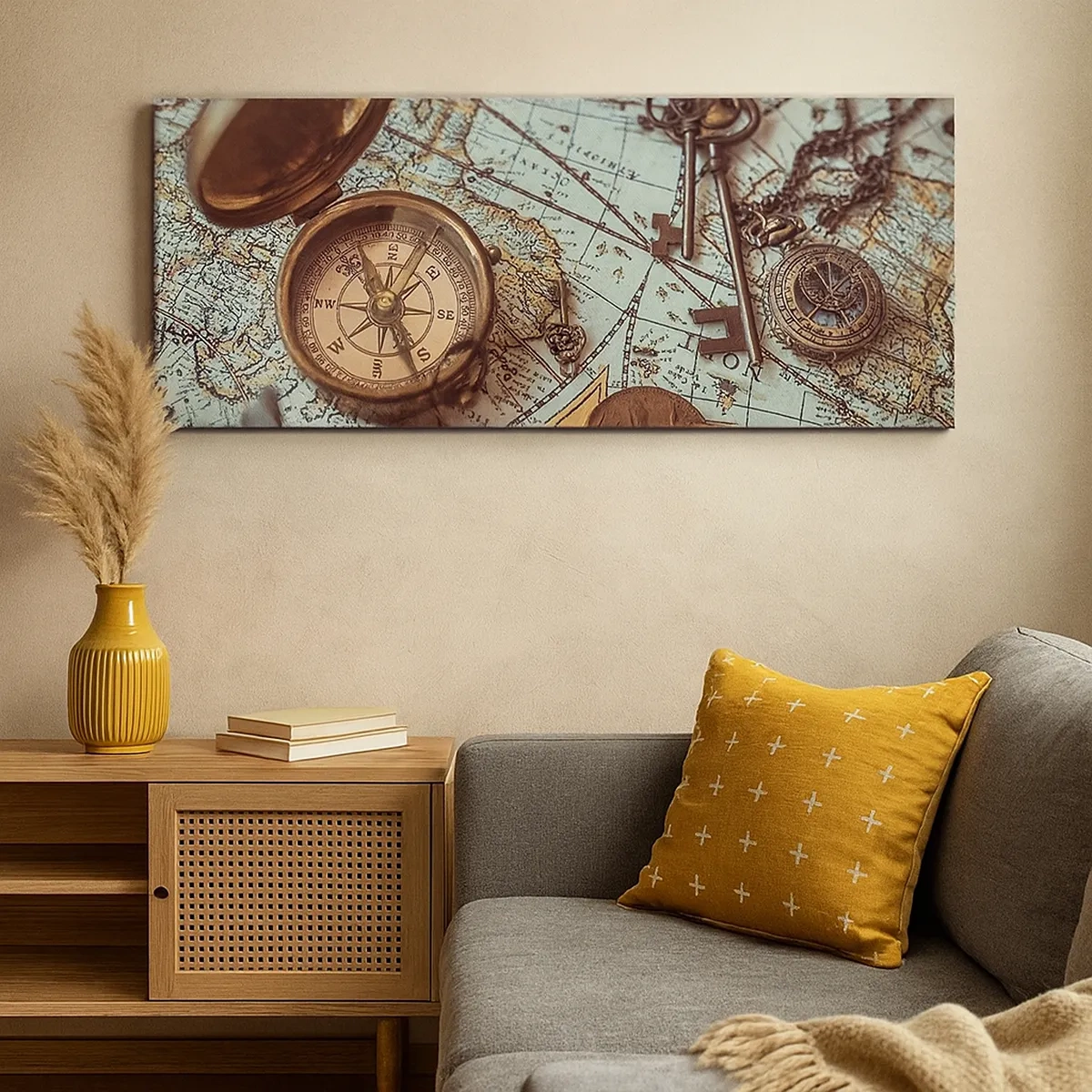 Impression sur toile - Image sur toile - Pour ceux qui recherche l'aventure - 30x30 cm