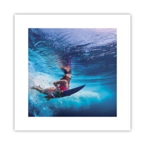 Affiche - Poster - Joie profonde - 30x30 cm