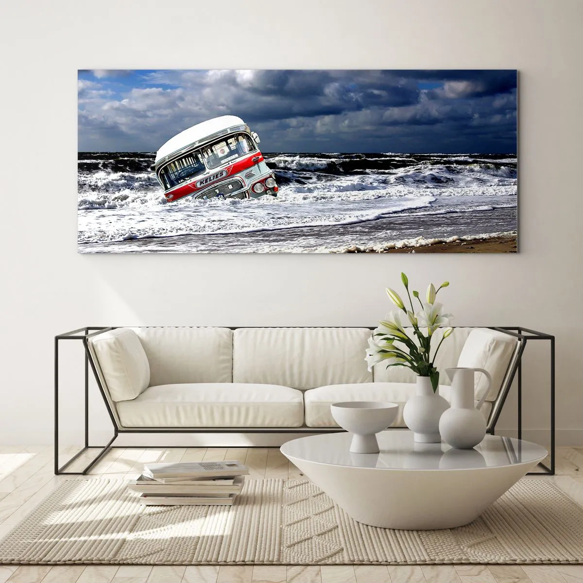 Impression sur verre - Image sur verre - Et qu'est-ce qui vous étonne ? - 100x40 cm