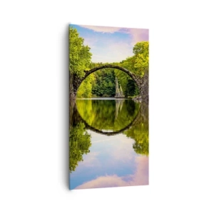 Impression sur toile - Image sur toile - À la jonction de deux mondes - 65x120 cm