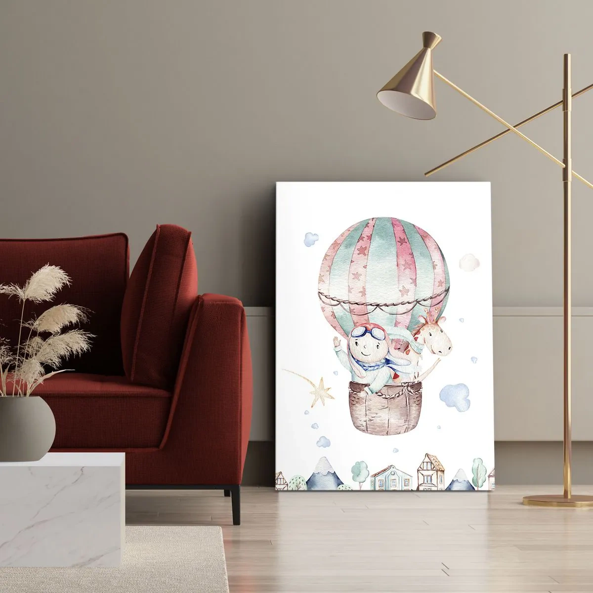 Impression sur toile - Image sur toile - Nous serons de retour bientôt! - 45x80 cm