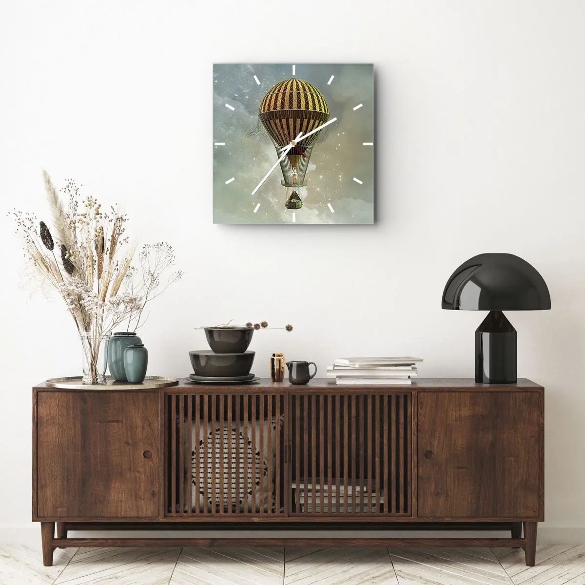 Horloge murale - Pendule murale - Vols pionniers - 30x30 cm