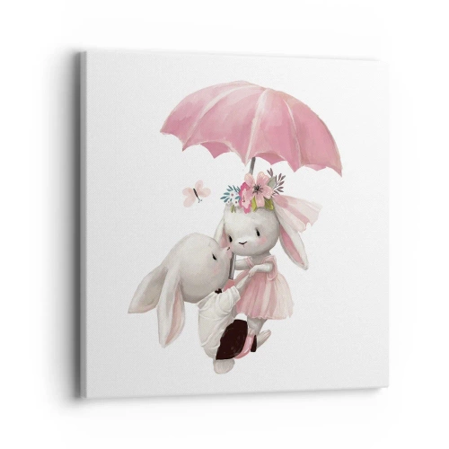 Impression sur toile - Image sur toile - C'est ça l'amour - 40x40 cm