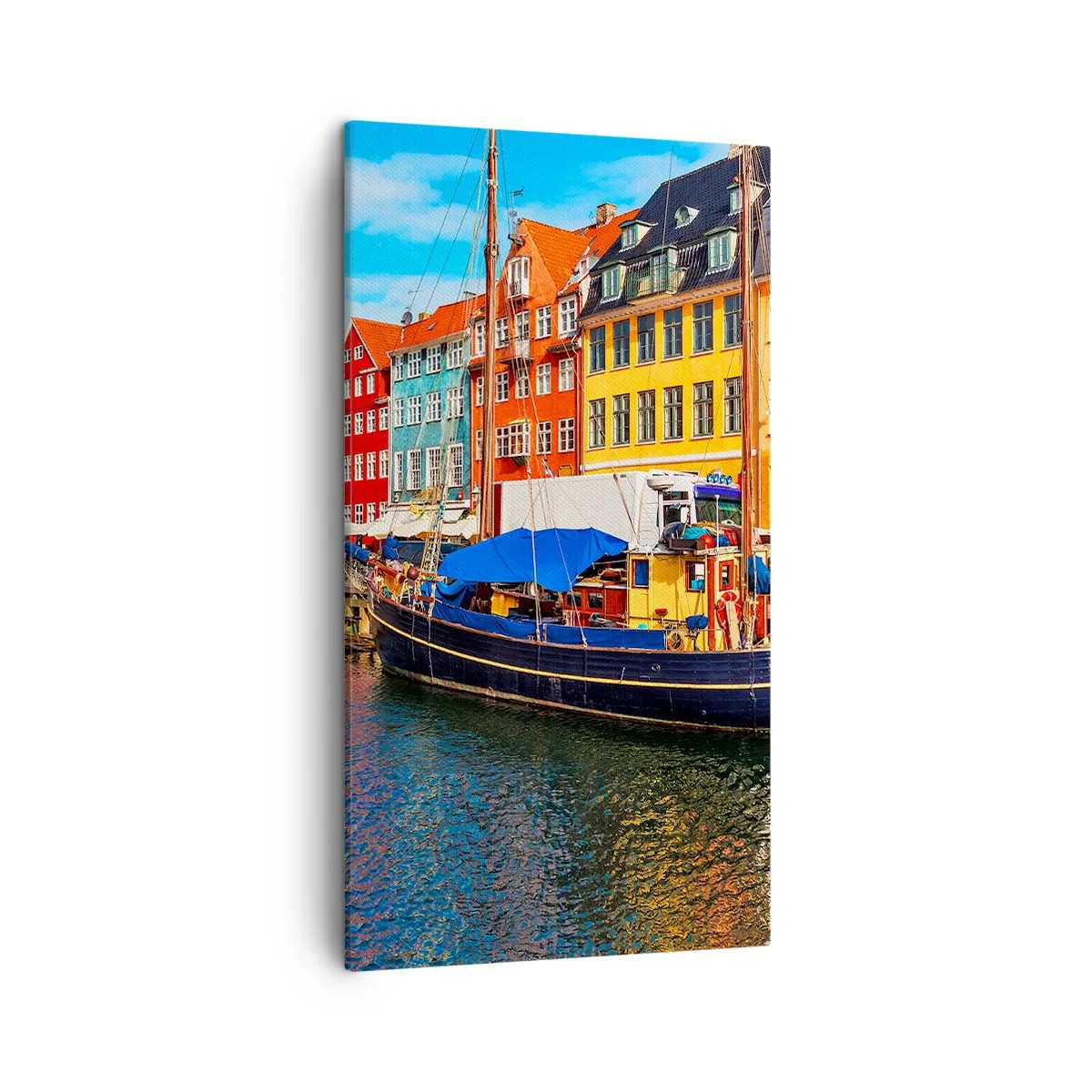 Impression sur toile - Image sur toile - Quai joyeux - 45x80 cm