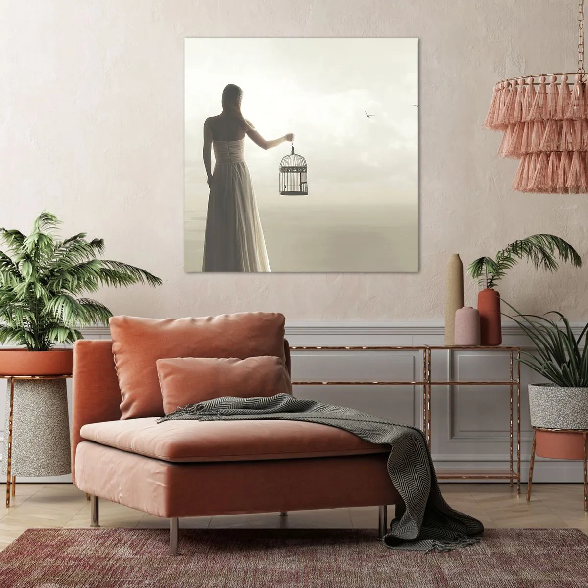 Impression sur toile - Image sur toile - Soi libre - 40x40 cm