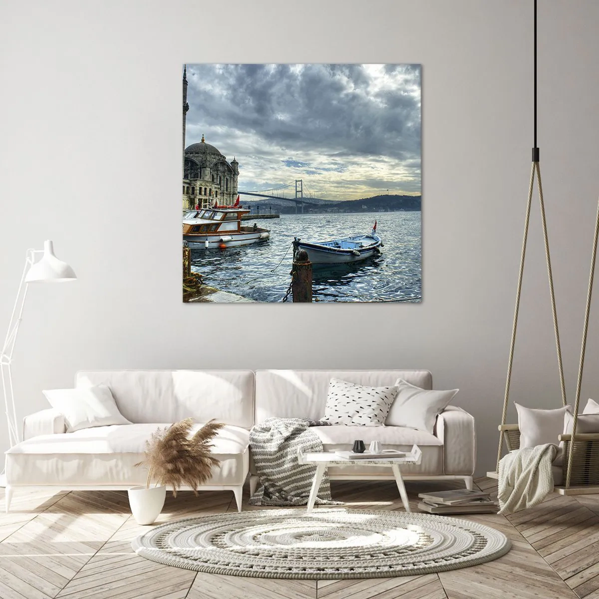 Impression sur toile - Image sur toile - Aux confins des mondes - 70x70 cm