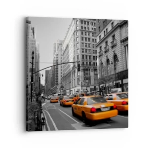 Impression sur toile - Image sur toile - Soleil des grandes villes - 30x30 cm