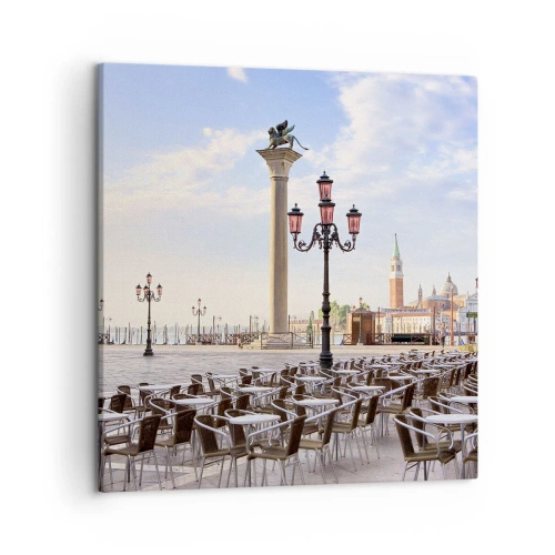 Impression sur toile - Image sur toile - Nous vous invitons, tout est prêt - 50x50 cm