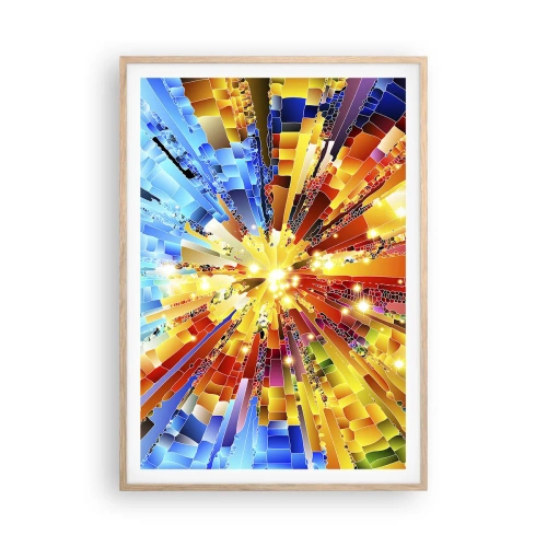 Affiche dans un chêne clair - Poster - In medias res - 70x100 cm