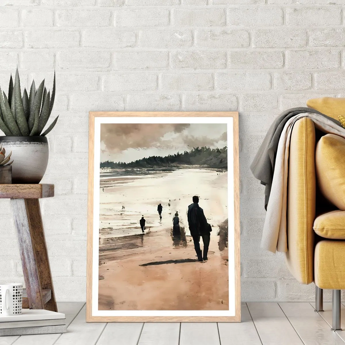 Affiche dans un chêne clair - Poster - Invoqué - 30x40 cm
