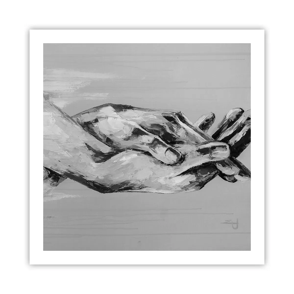 Affiche - Poster - Début... - 60x60 cm