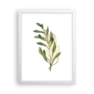 Affiche dans un cadre blanc - Poster - Tout ce qui est bon - 30x40 cm