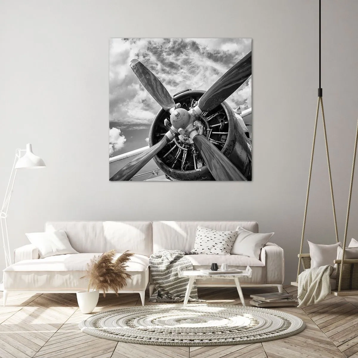 Impression sur toile - Image sur toile - Dompteur de ciel - 30x30 cm