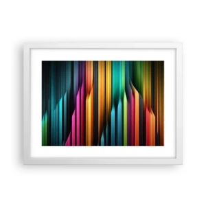 Affiche dans un cadre blanc - Poster - Un organe de lumière - 40x30 cm