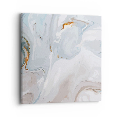 Impression sur toile - Image sur toile - Blanc surélevé - 30x30 cm