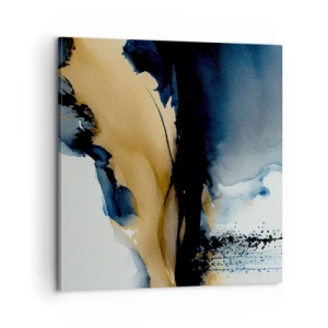 Impression sur toile - Image sur toile - Derrière le rideau - 60x60 cm