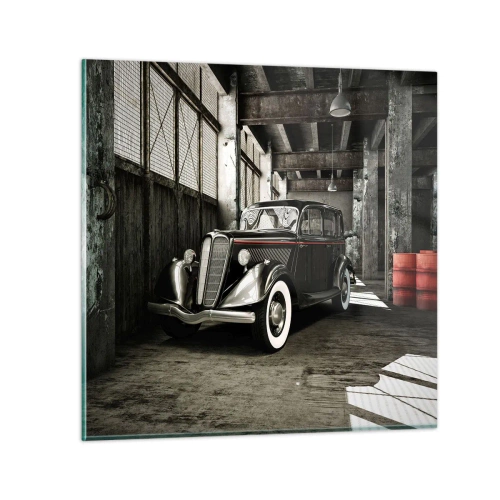 Impression sur verre - Image sur verre - L'élégance éternelle des années 30 - 40x40 cm