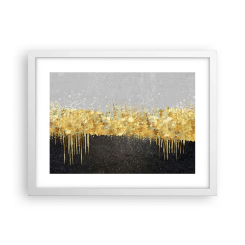 Affiche dans un cadre blanc - Poster - Vers l'intérieur et vers le haut - 40x30 cm