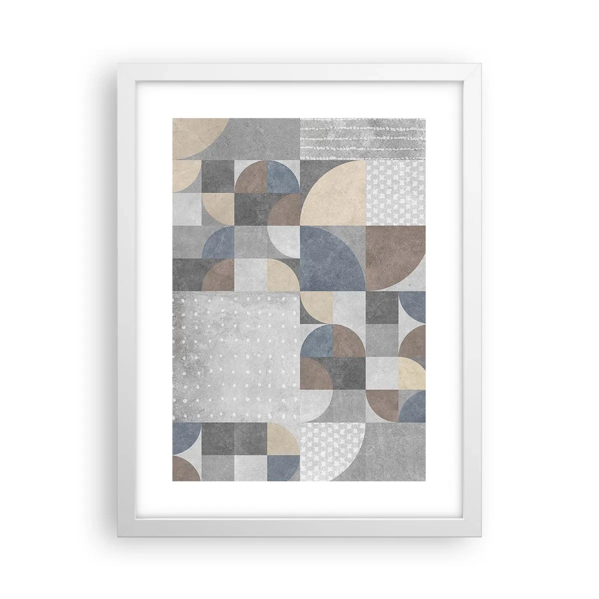 Affiche dans un cadre blanc - Poster - Fantaisie de la céramique - 30x40 cm