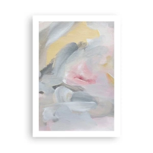 Affiche - Poster - Composition abstraite aux couleurs pastel - 50x70cm - Dans un monde pastel - Décoration murale moderne pour le salon et la chambre ARTTOR