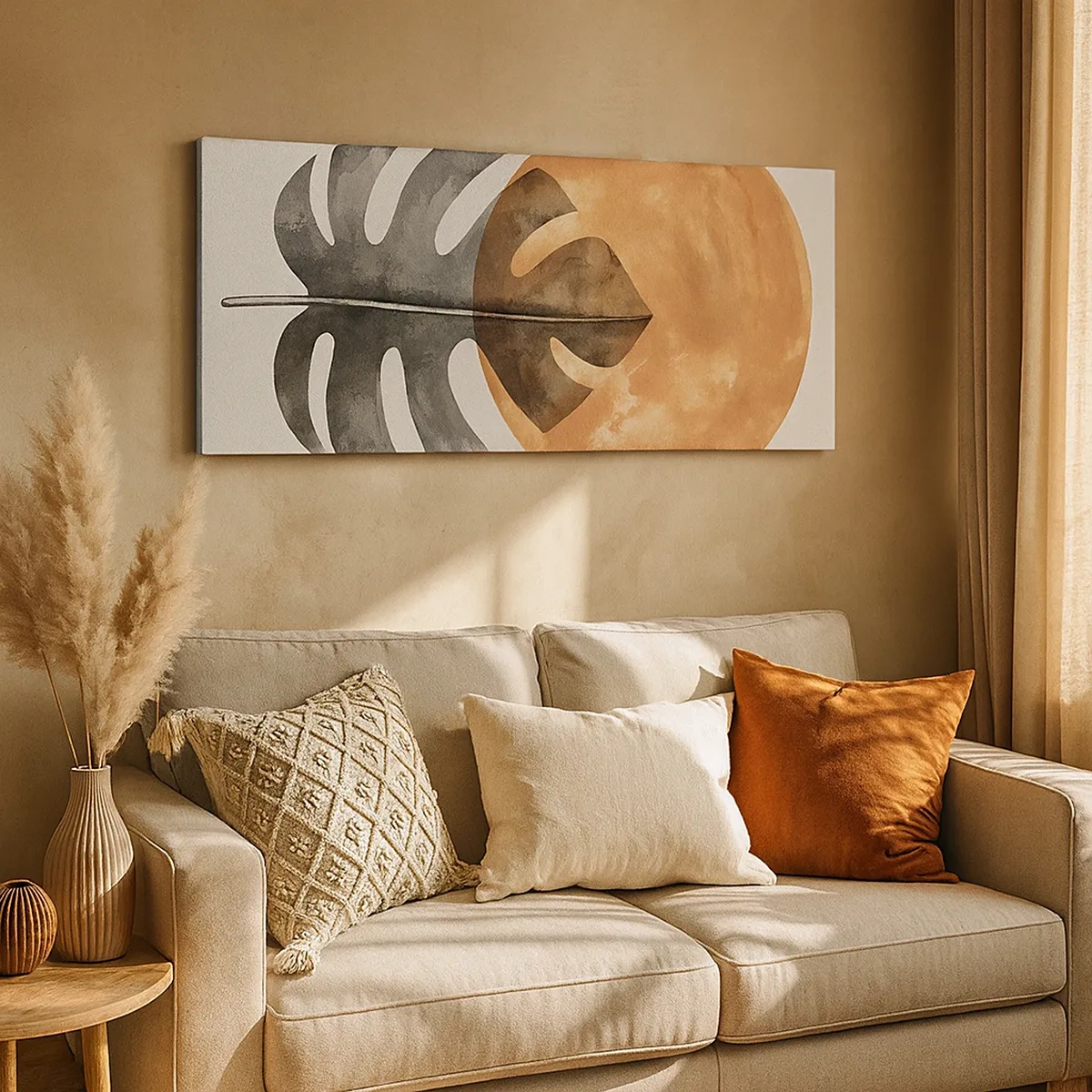 Impression sur toile - Image sur toile - Toujours le soleil - 30x30 cm