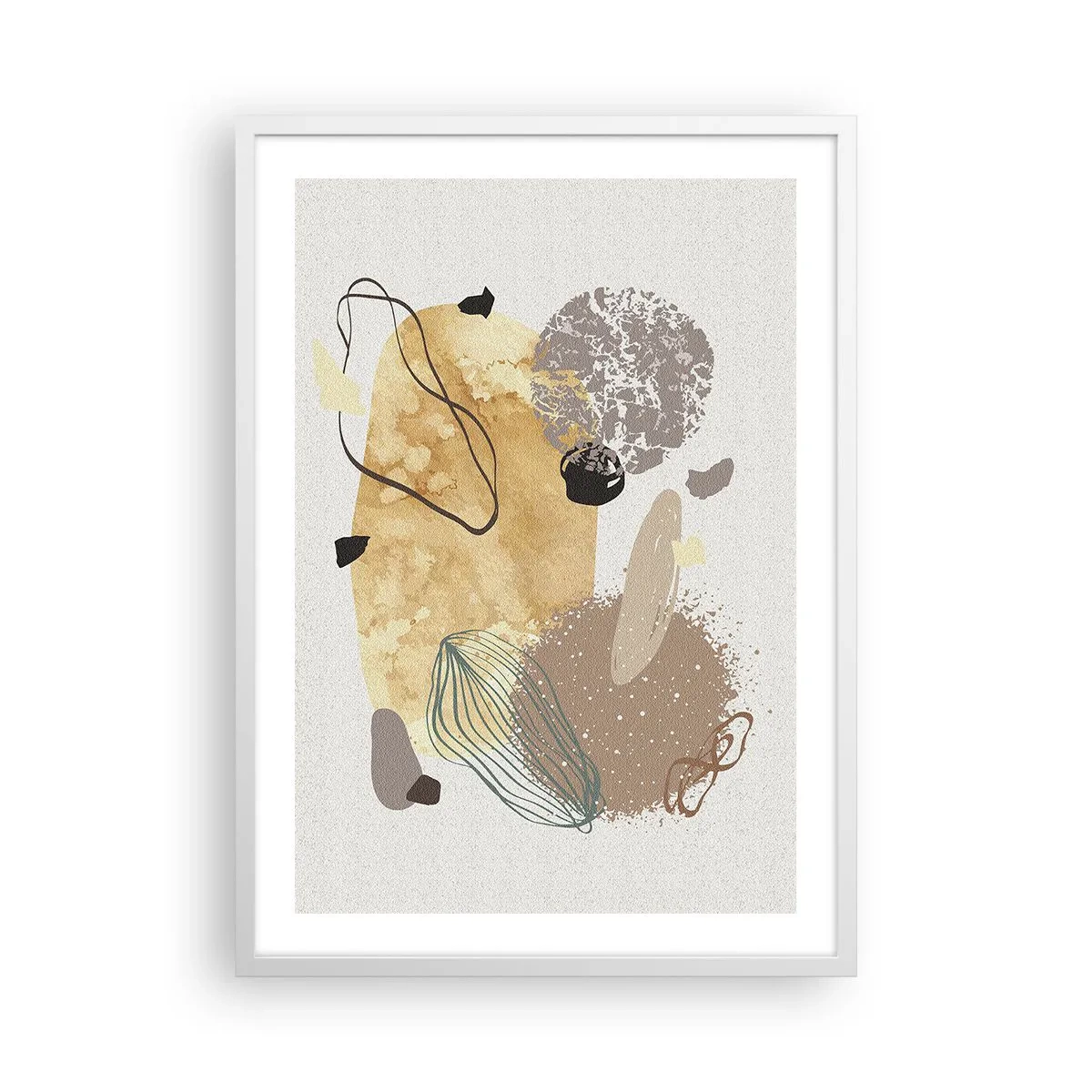 Affiche dans un cadre blanc - Poster - Plumcologie appliquée - 50x70 cm
