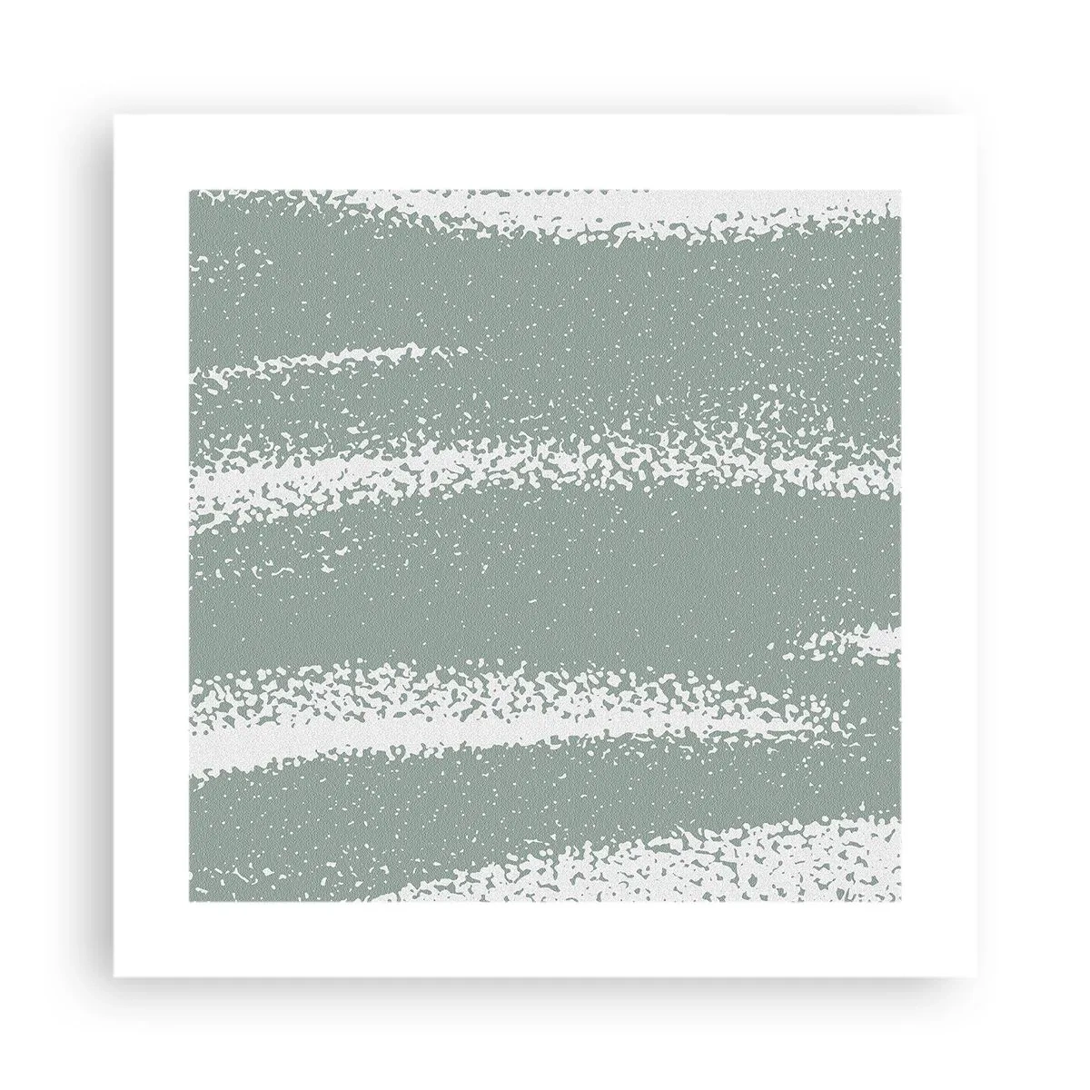 Affiche - Poster - Abstraction dans un climat hivernal - 40x40 cm