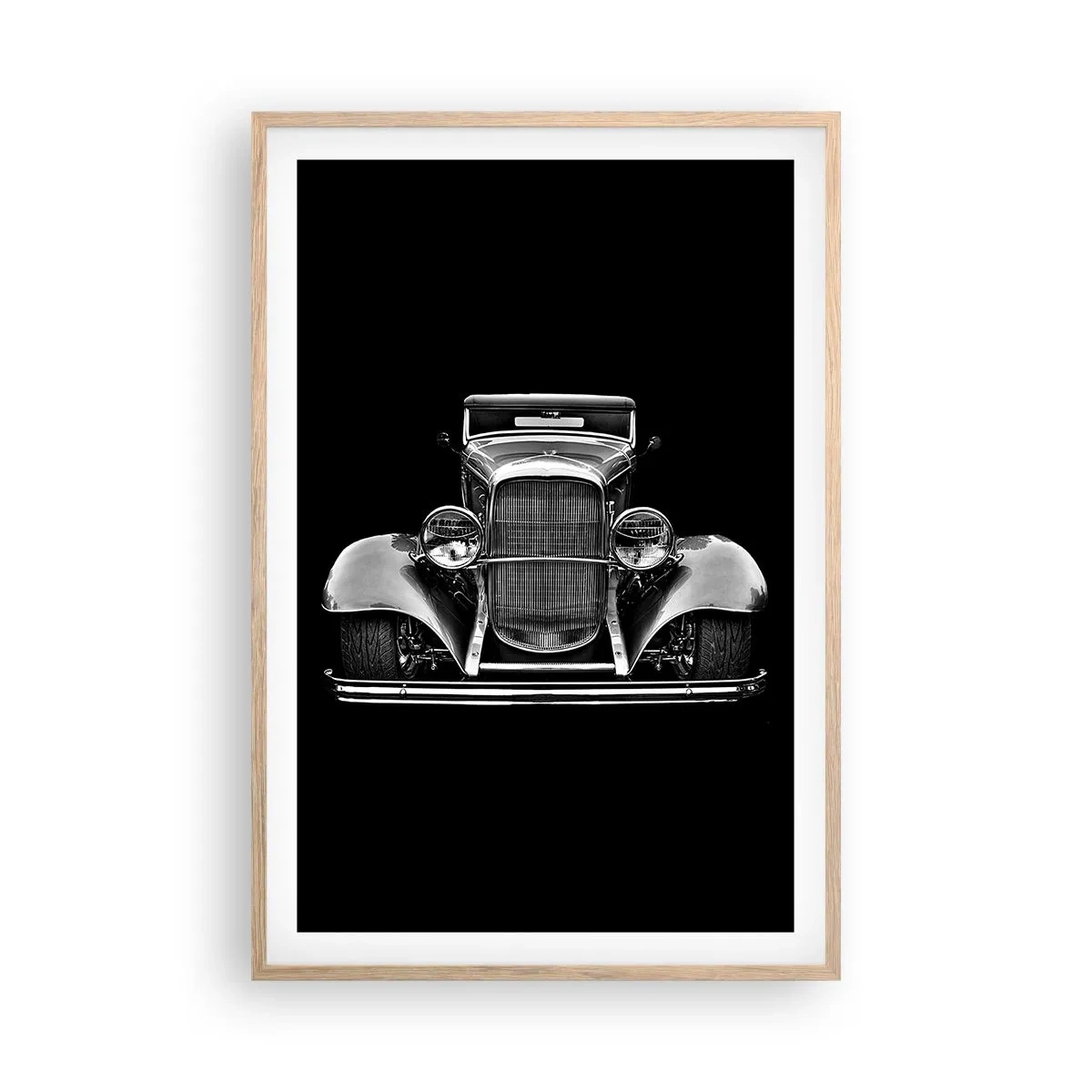 Affiche dans un chêne clair - Poster - Un vrai gentleman - 61x91 cm