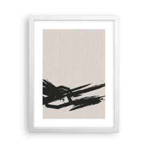 Affiche dans un cadre blanc - Poster - Ruée imparable - 30x40 cm