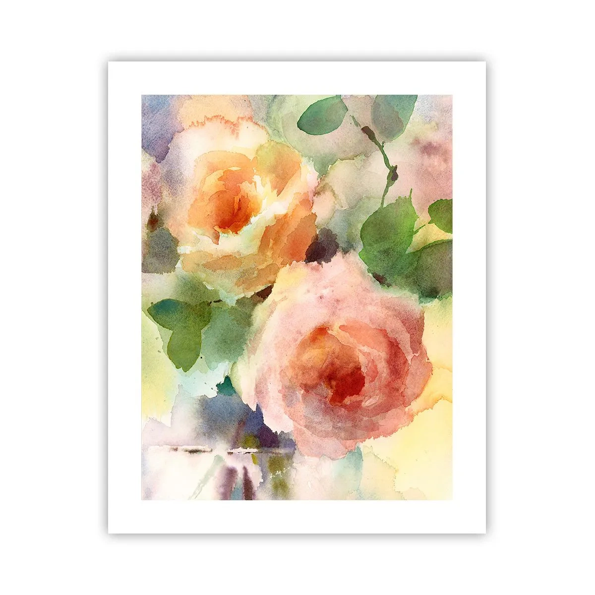 Affiche - Poster - Délicat comme l'aquarelle - 40x50 cm