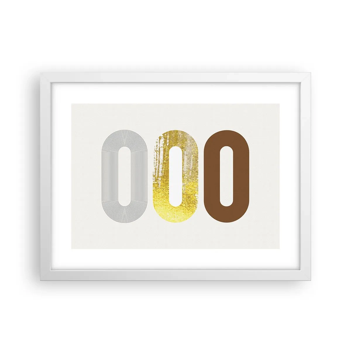 Affiche dans un cadre blanc - Poster - Ooo! - 40x30 cm