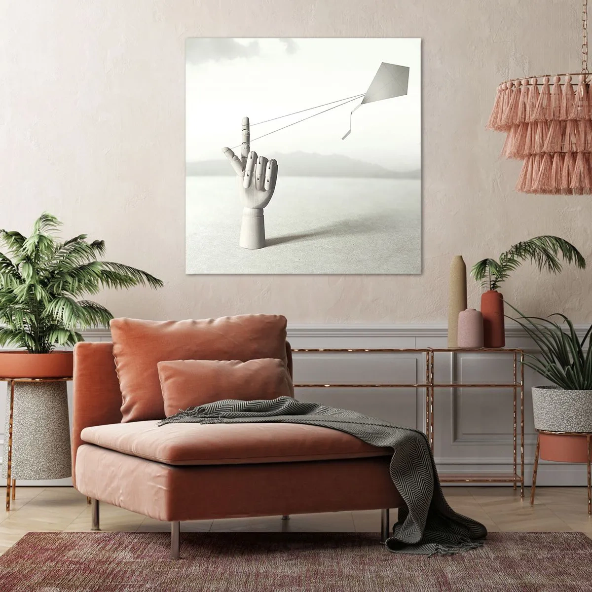 Impression sur toile - Image sur toile - Épreuve de force - 70x70 cm