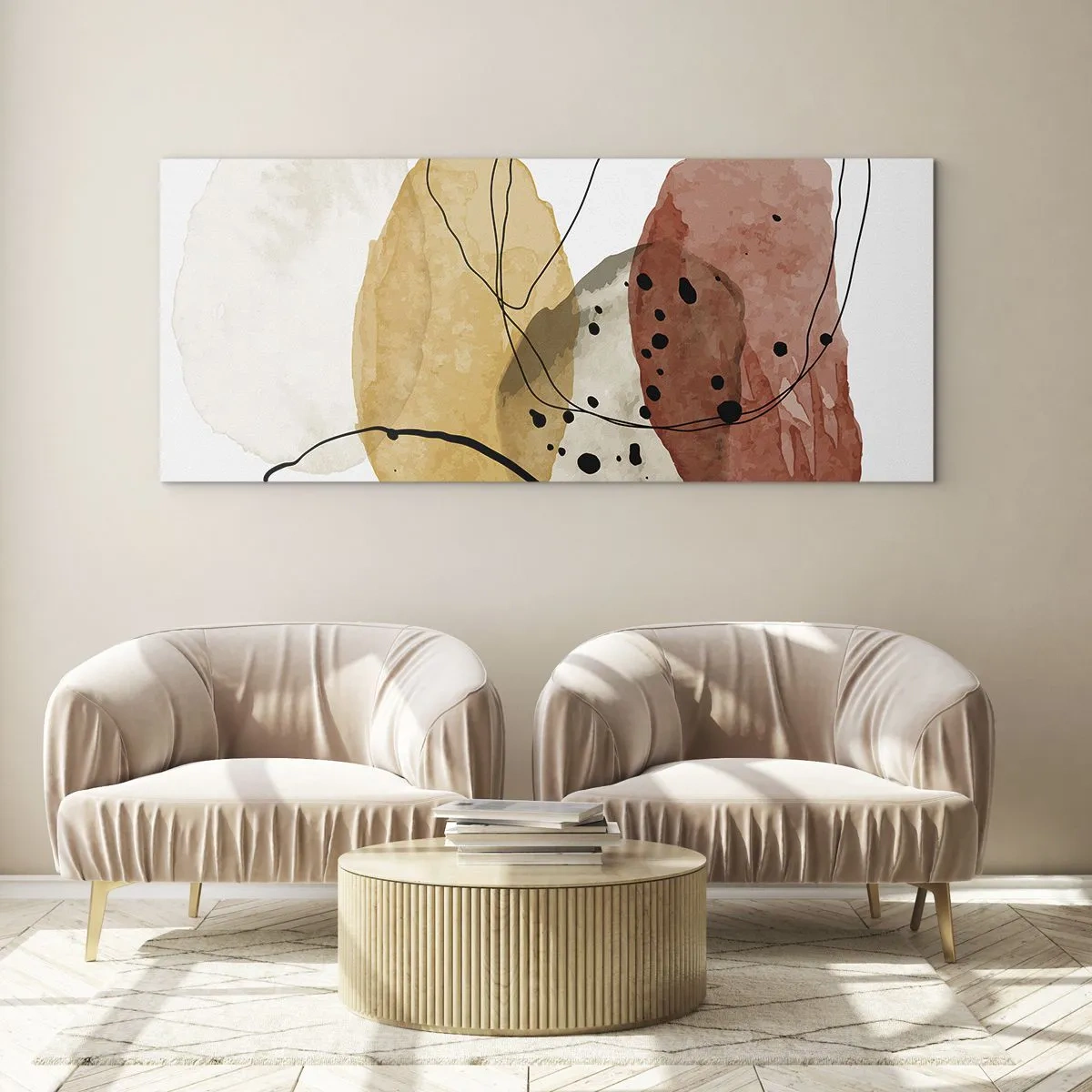 Impression sur verre - Image sur verre - Léger et transparent comme l'air - 100x40 cm