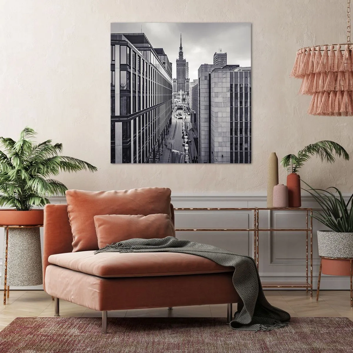 Impression sur toile - Image sur toile - Vallée de Varsovie - 30x30 cm