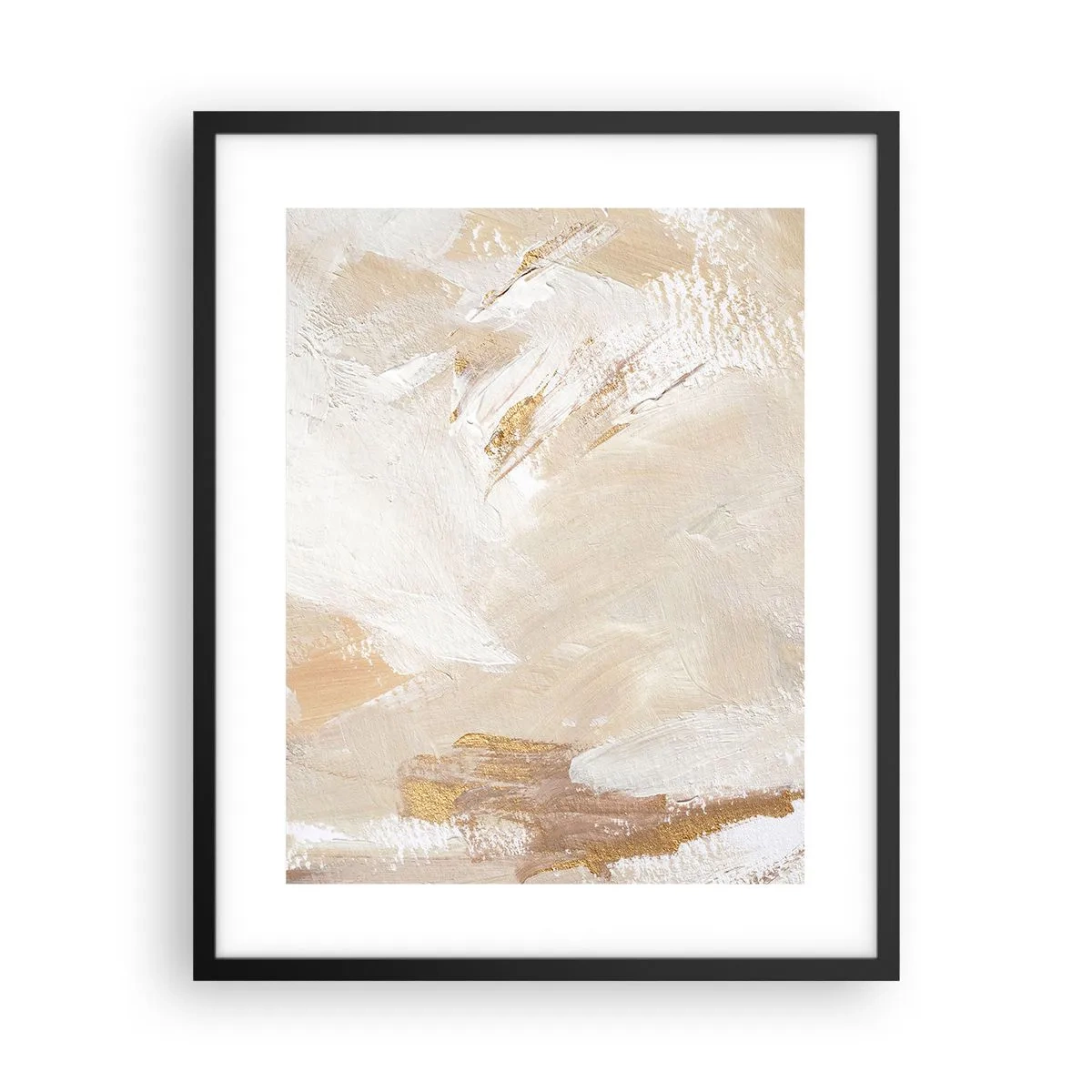 Affiche dans un cadre noir - Poster - Composition pastel - 40x50 cm