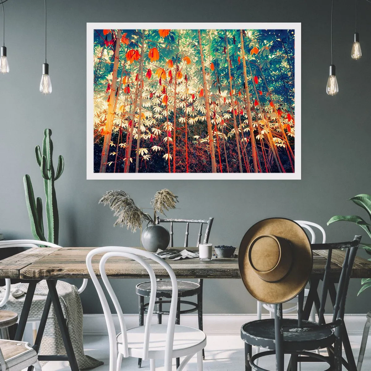 Affiche - Poster - La vie secrète des feuilles - 70x50 cm