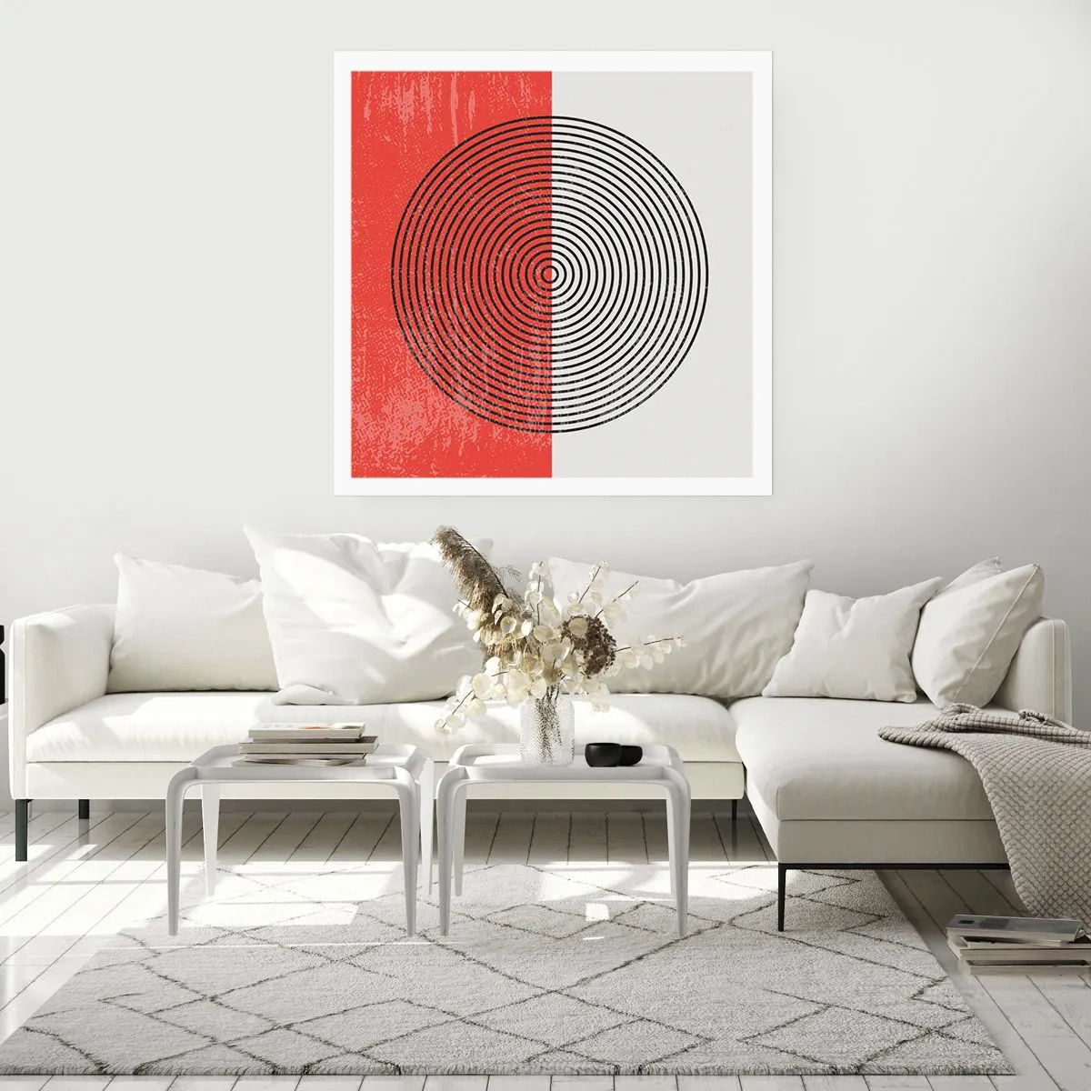 Affiche - Poster - Dans le mille - 60x60 cm