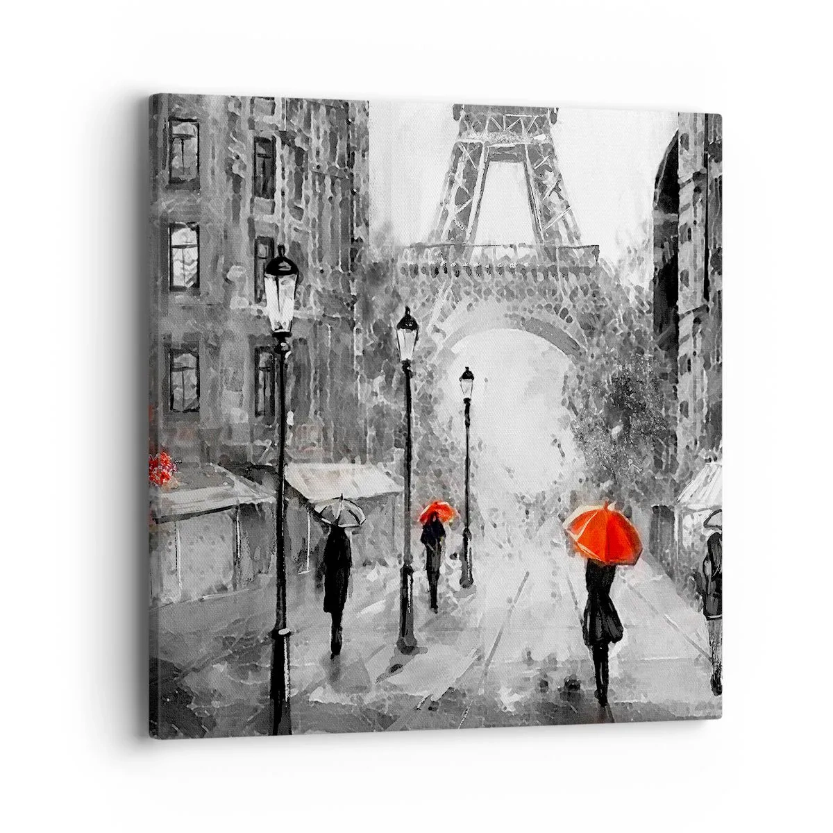 Impression sur toile - Image sur toile - Tous les chemins mènent à elle - 40x40 cm