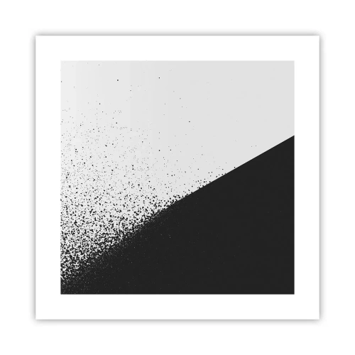 Affiche - Poster - De plus en plus vite, de plus en plus - 40x40 cm